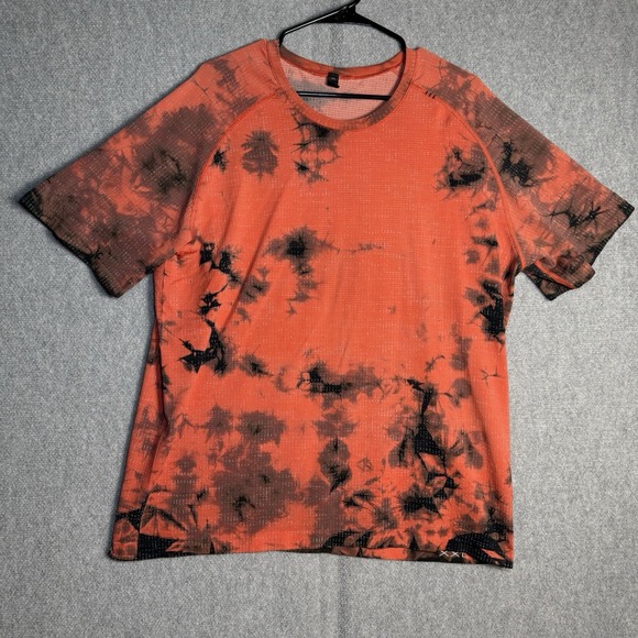 Lululemon Metal Vent Tech T 2.0 Mens 2X-Large Shirt Marble Tie Dye Training Gym - Picture 1 of 5